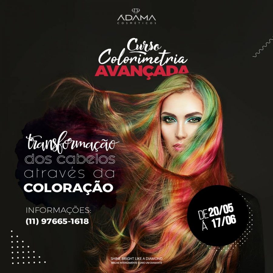 Curso de Colorimetria Avançada Ádama Cosméticos